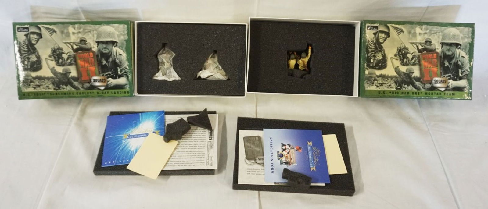 BRITAINS WWII METAL SOLDIERS (1 of 2)