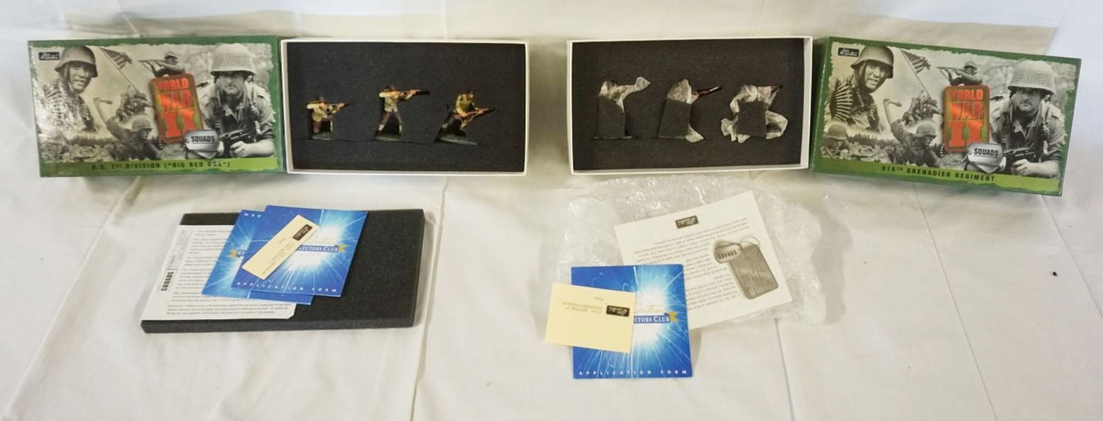 BRITAINS WWII METAL SOLDIERS (1 of 2)