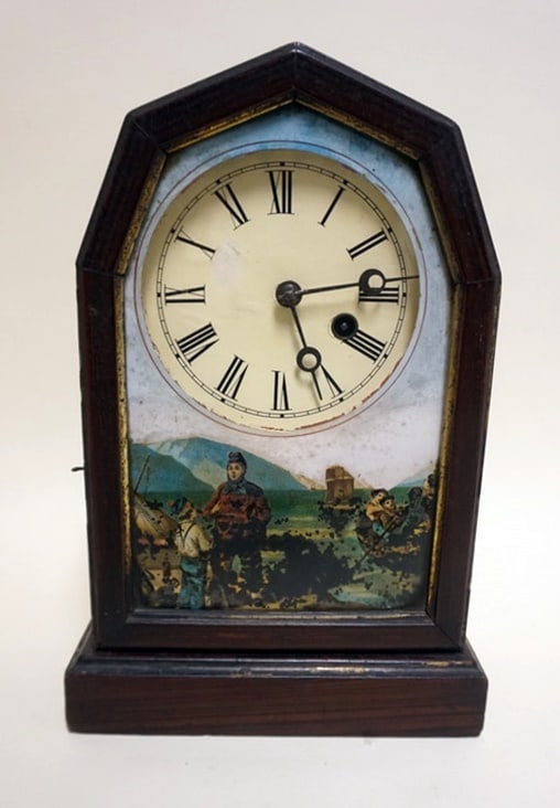 ANSONIA GERMAN SHELF CLOCK (1 of 3)