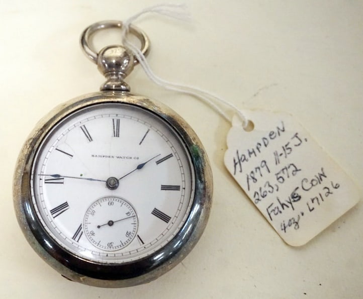 HAMPDEN WATCH CO POCKET WATCH (1 of 5)