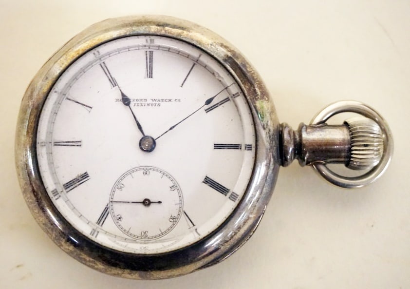 ROCKFORD WATCH CO POCKET WATCH (1 of 3)