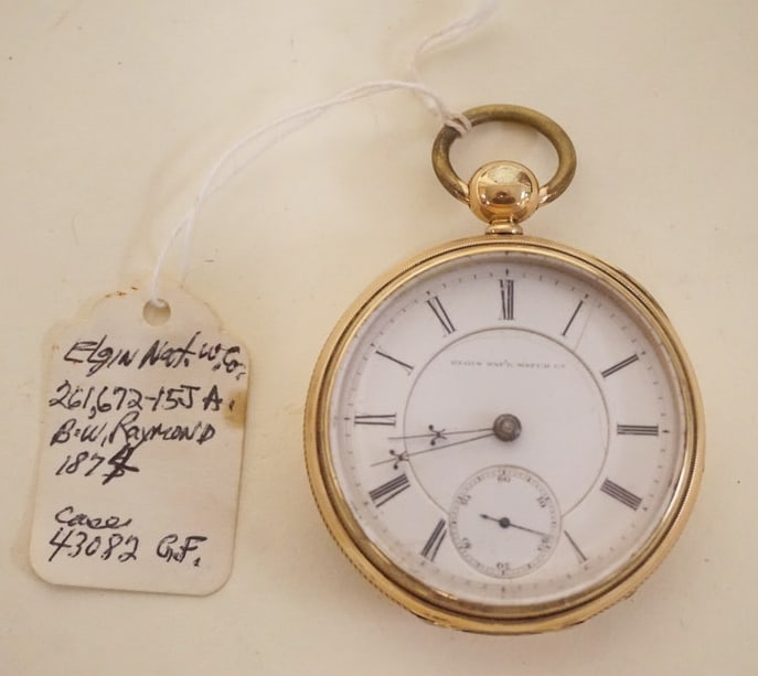 ANTIQUE POCKET WATCH ELGIN (1 of 4)