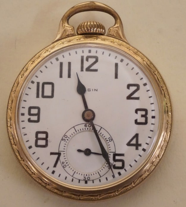 ANTIQUE POCKET WATCH ELGIN (1 of 3)