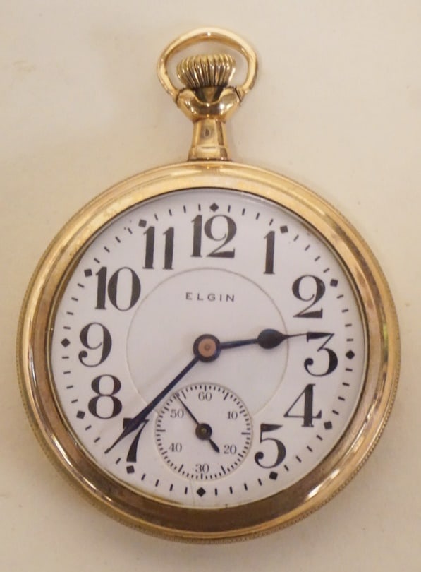 ANTIQUE POCKET WATCH ELGIN (1 of 3)