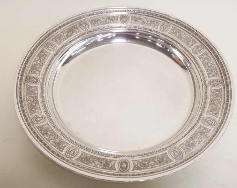 STERLING SILVER INTERNATIONAL WEDGWOOD PLATE (1 of 4)