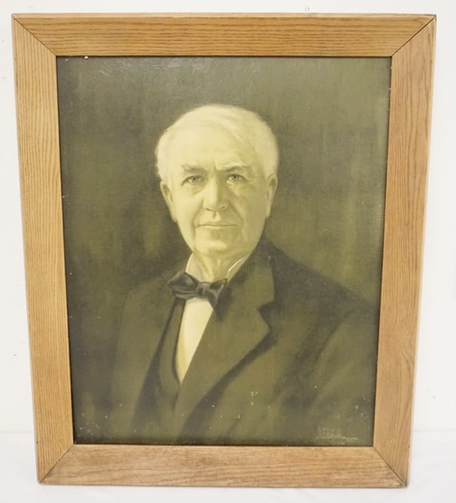 PORTRAIT PRINT OF THOMAS EDISON (1 of 1)