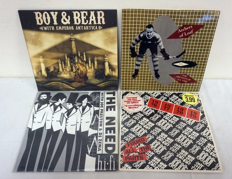 ROCK 10 INCH EPS: ROCK 10 INCH EPS 4 ALBUMS, BOY & BEAR, ARCHES OF LOAF, THE NEED, FOUND ALL THE PARTS