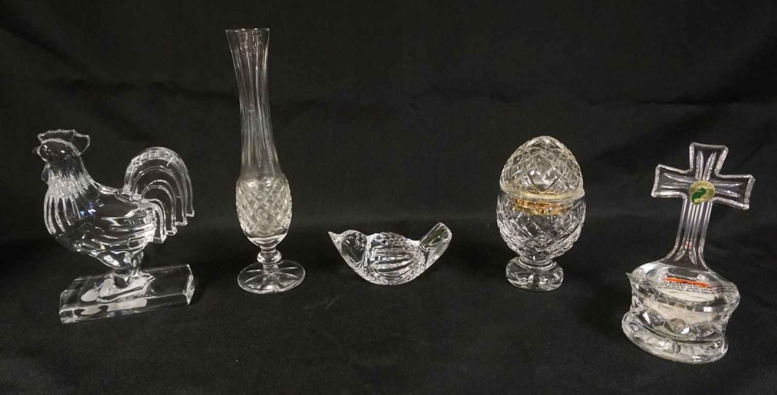 WATERFORD CRYSTAL 5 PIECE GROUP (1 of 3)