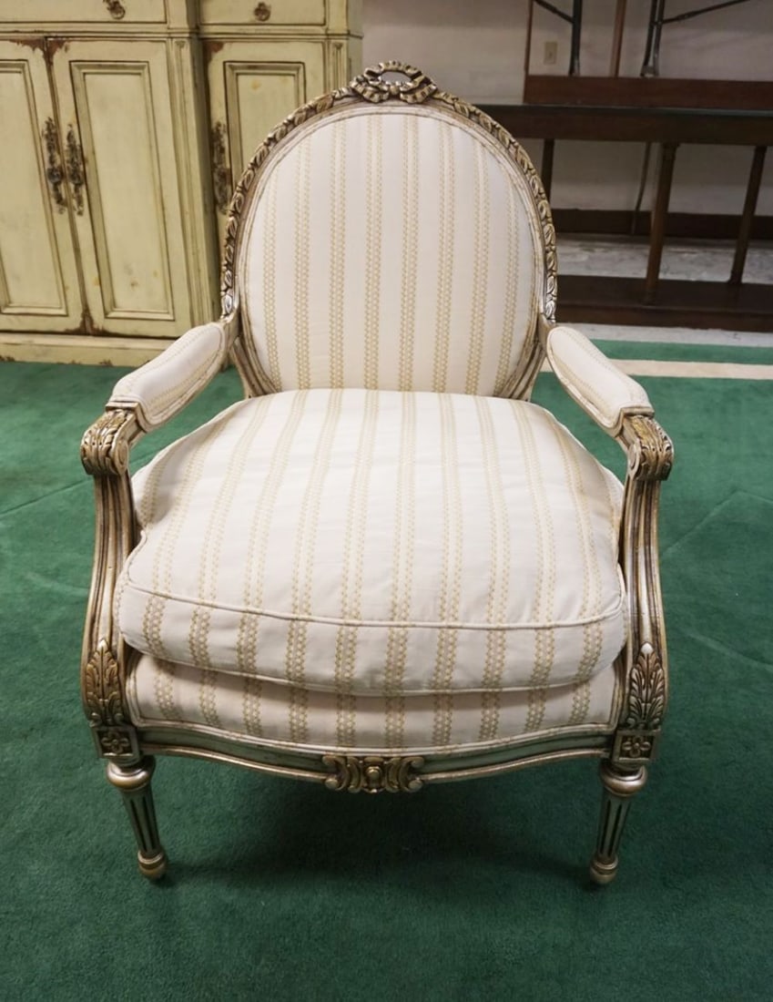 FANCY MEDALION BACK ARM CHAIR (1 of 7)