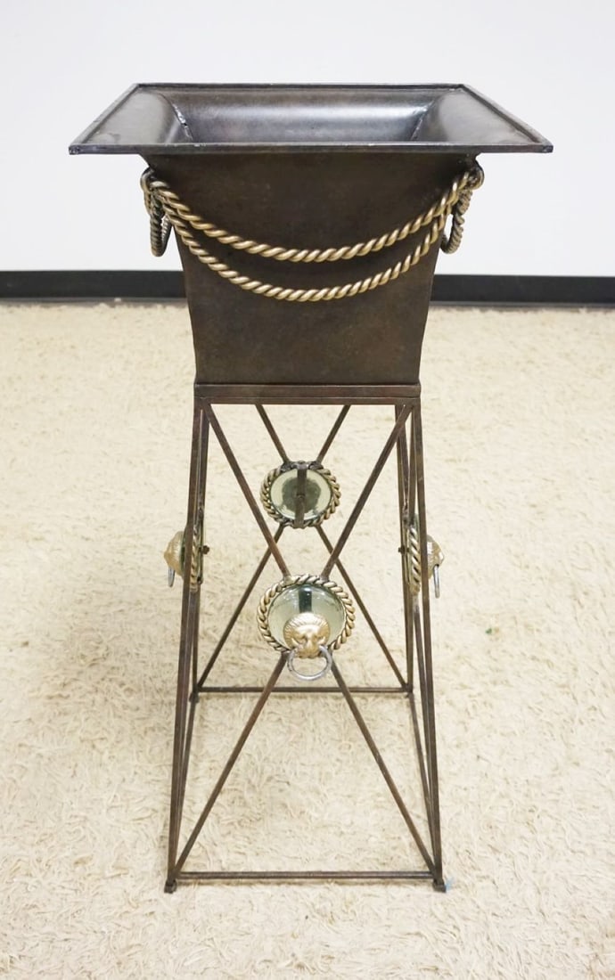 ORNATE IRON PLANTER (1 of 4)