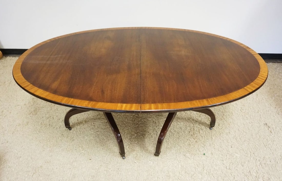 BAKER MAHOGANY EXTENSION TABLE (1 of 2)