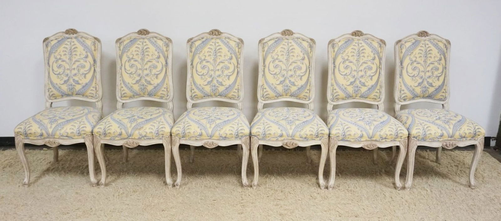 6 FRENCH PROVINCIAL SIDE CHAIRS (1 of 5)