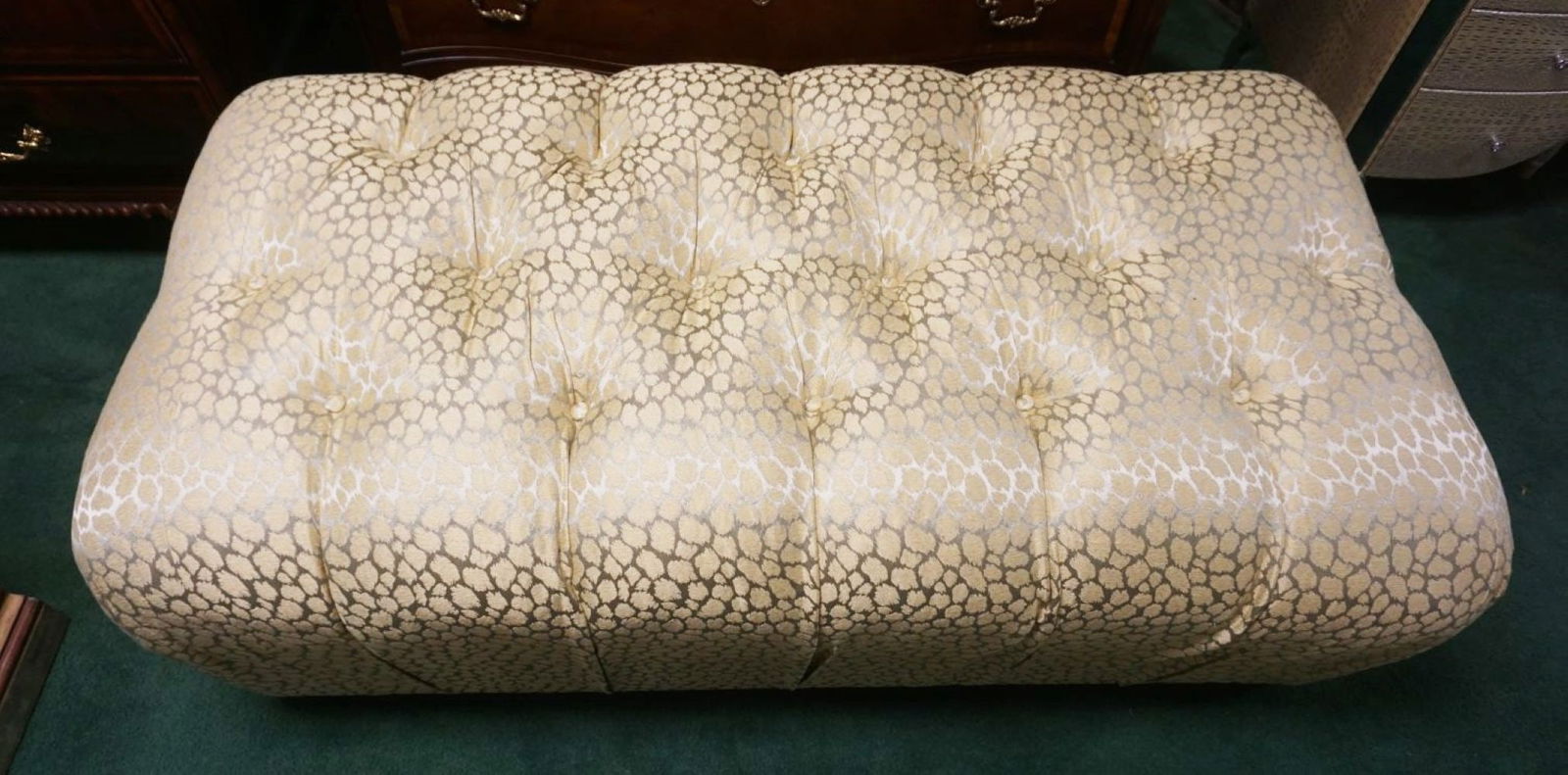 OVER SIZED UPHOLSTERED OTTOMAN (1 of 2)