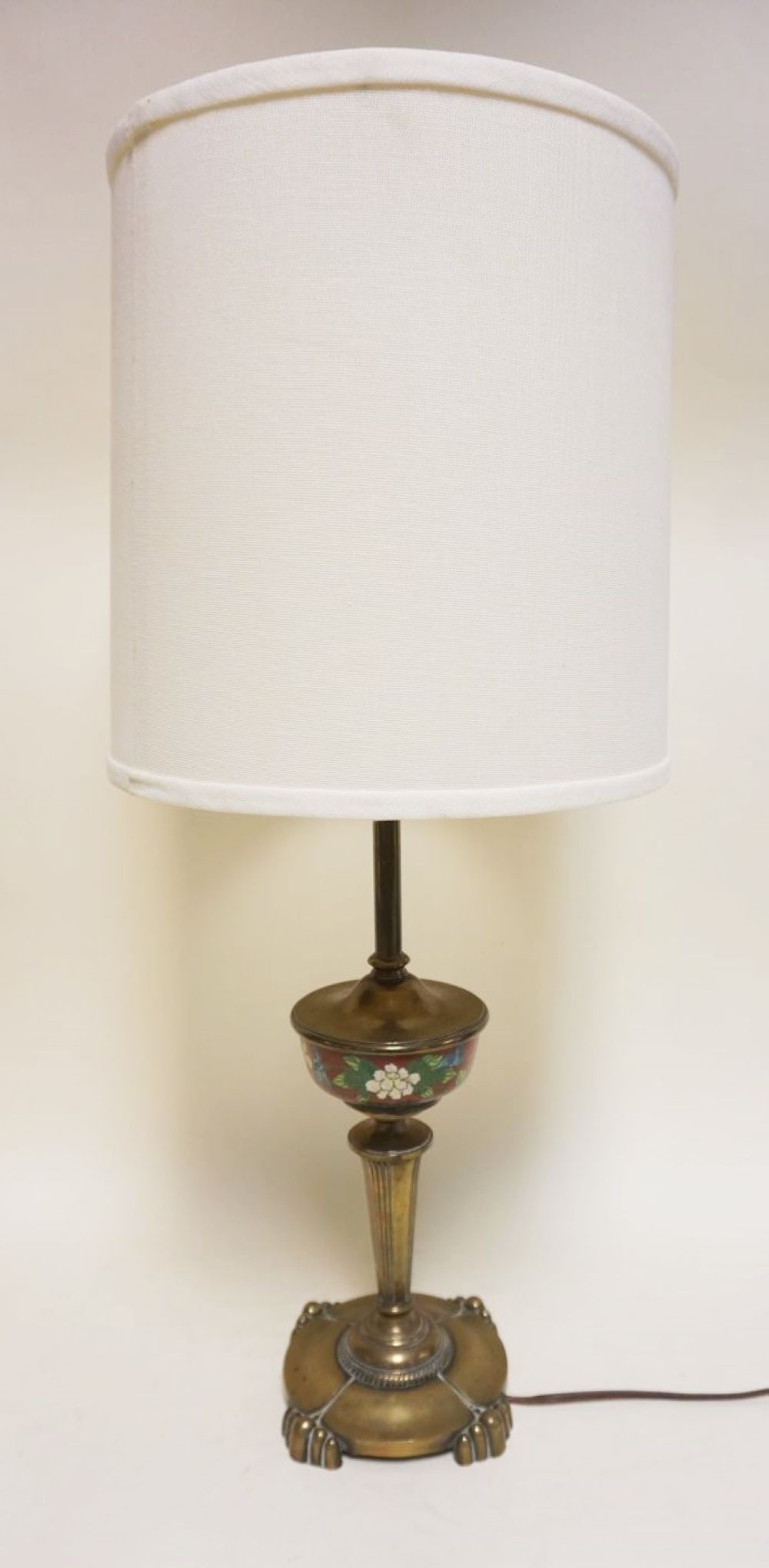 ART NOUVEAU BRASS TABLE LAMP (1 of 4)