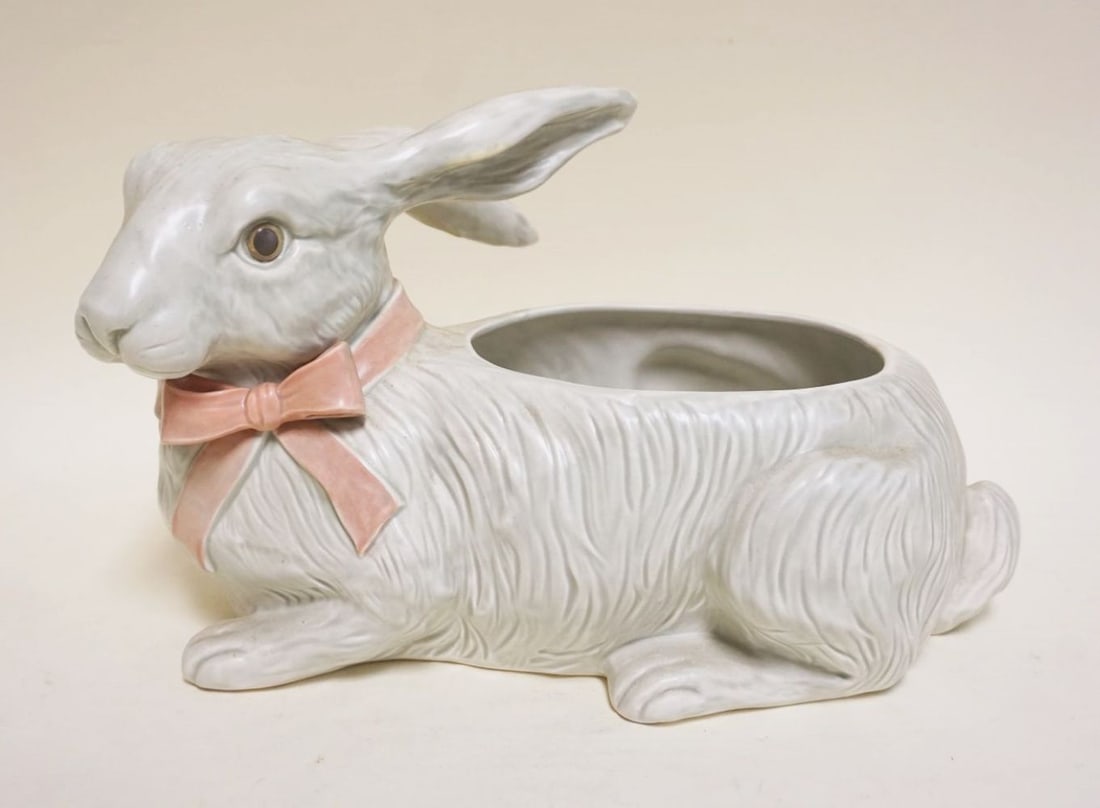 FITZ & FLOYD CERAMIC RABBIT (1 of 3)