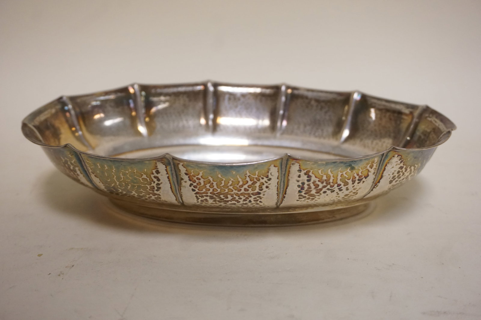 800 SILVER OVAL BOWL: 800 SILVER OVAL BOWL, 6.7 OZT