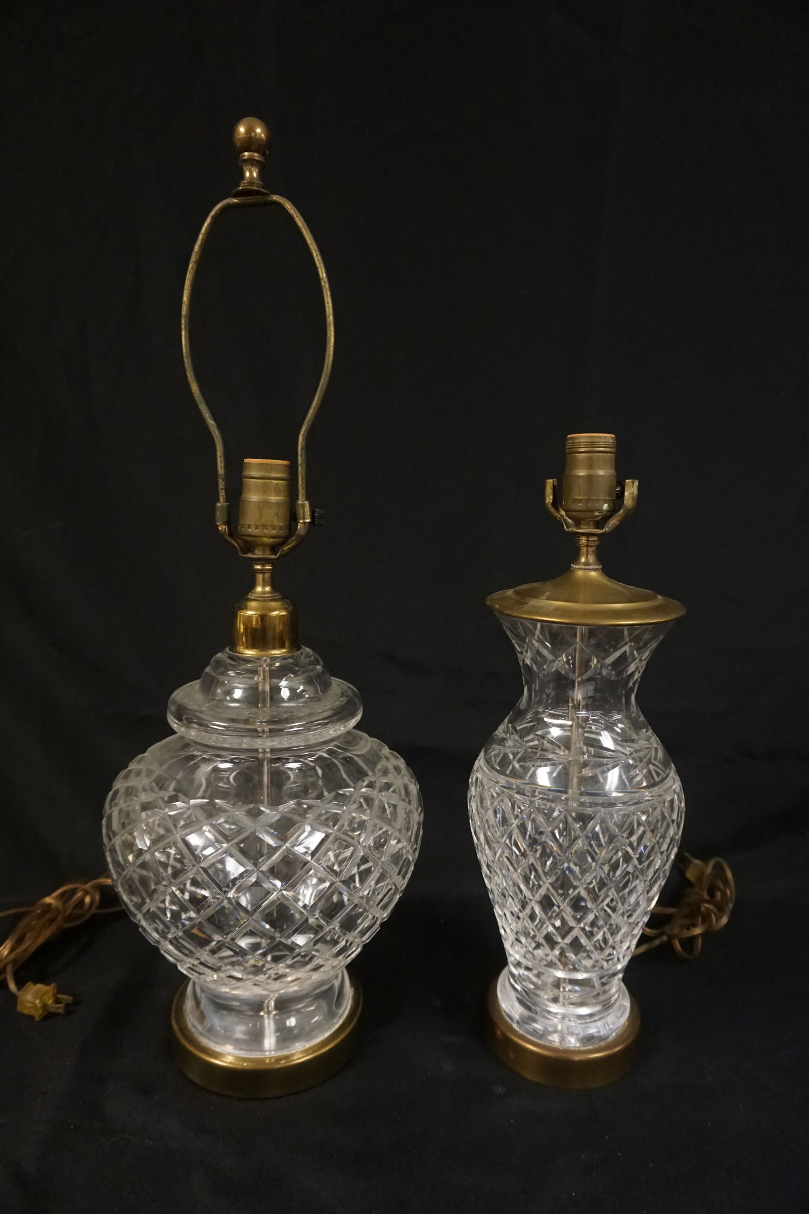WATERFORD CRYSTAL TABLE LAMPS (1 of 1)