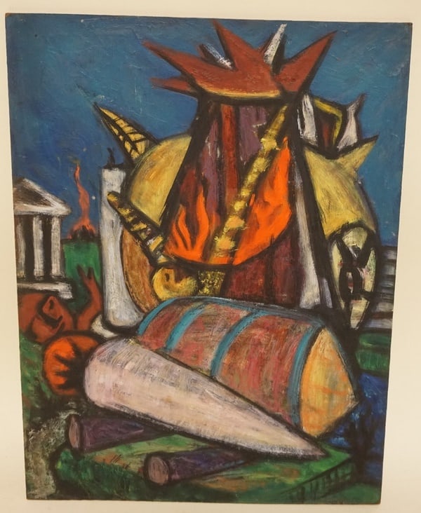 THEO HIOS OIL PAINTING (1 of 3)