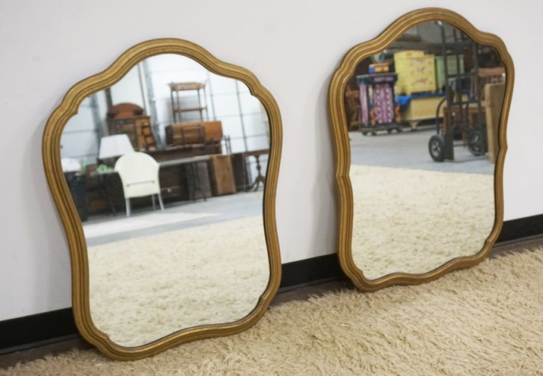 2 FRENCH PROVINCIAL MIRRORS (1 of 2)