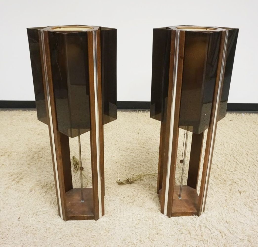 PAIR OF DANISH MODERN TABLE LAMPS (1 of 3)