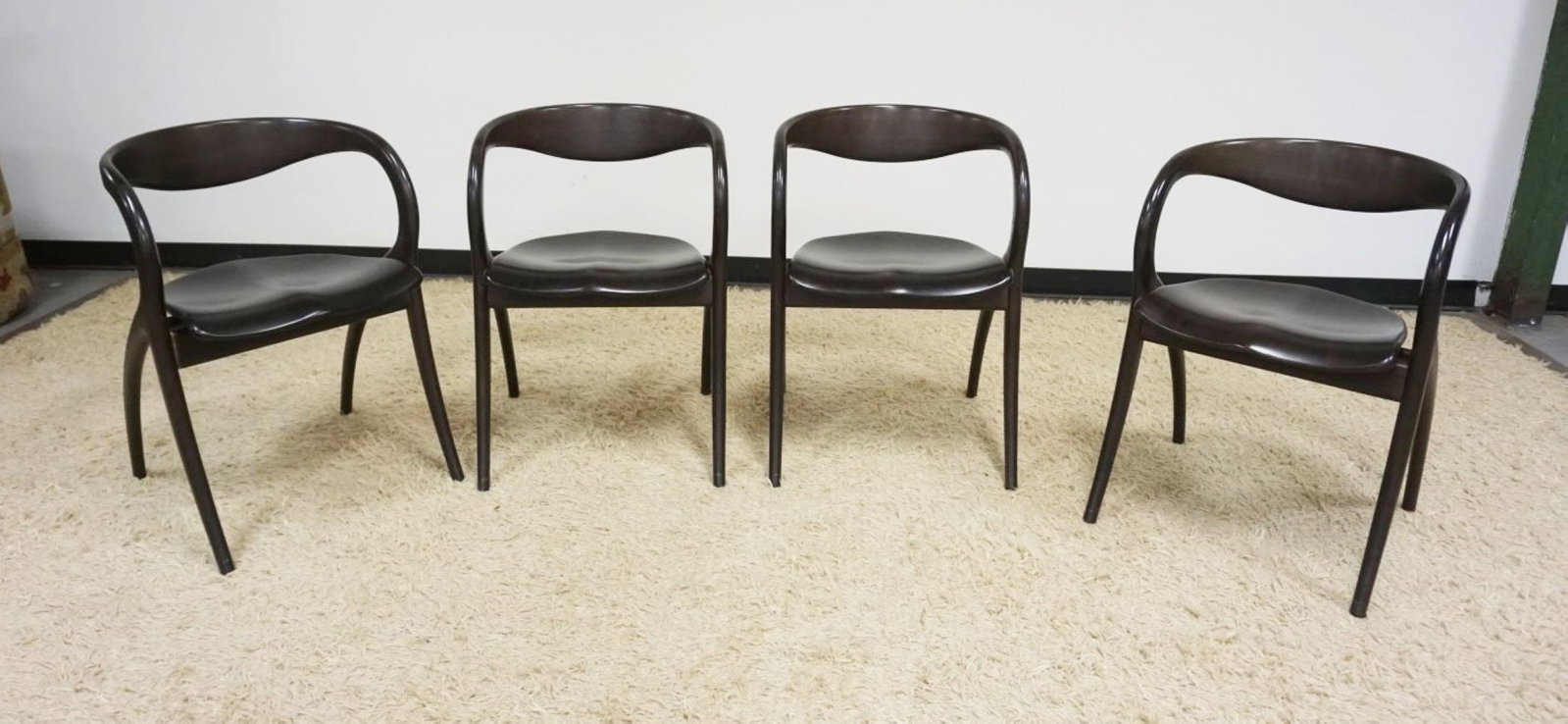 SET OF 4 SIBAU ITALIAN MODERN STYLE CHAIRS: SET OF 4 SIBAU ITALIAN MODERN STYLE CHAIRS