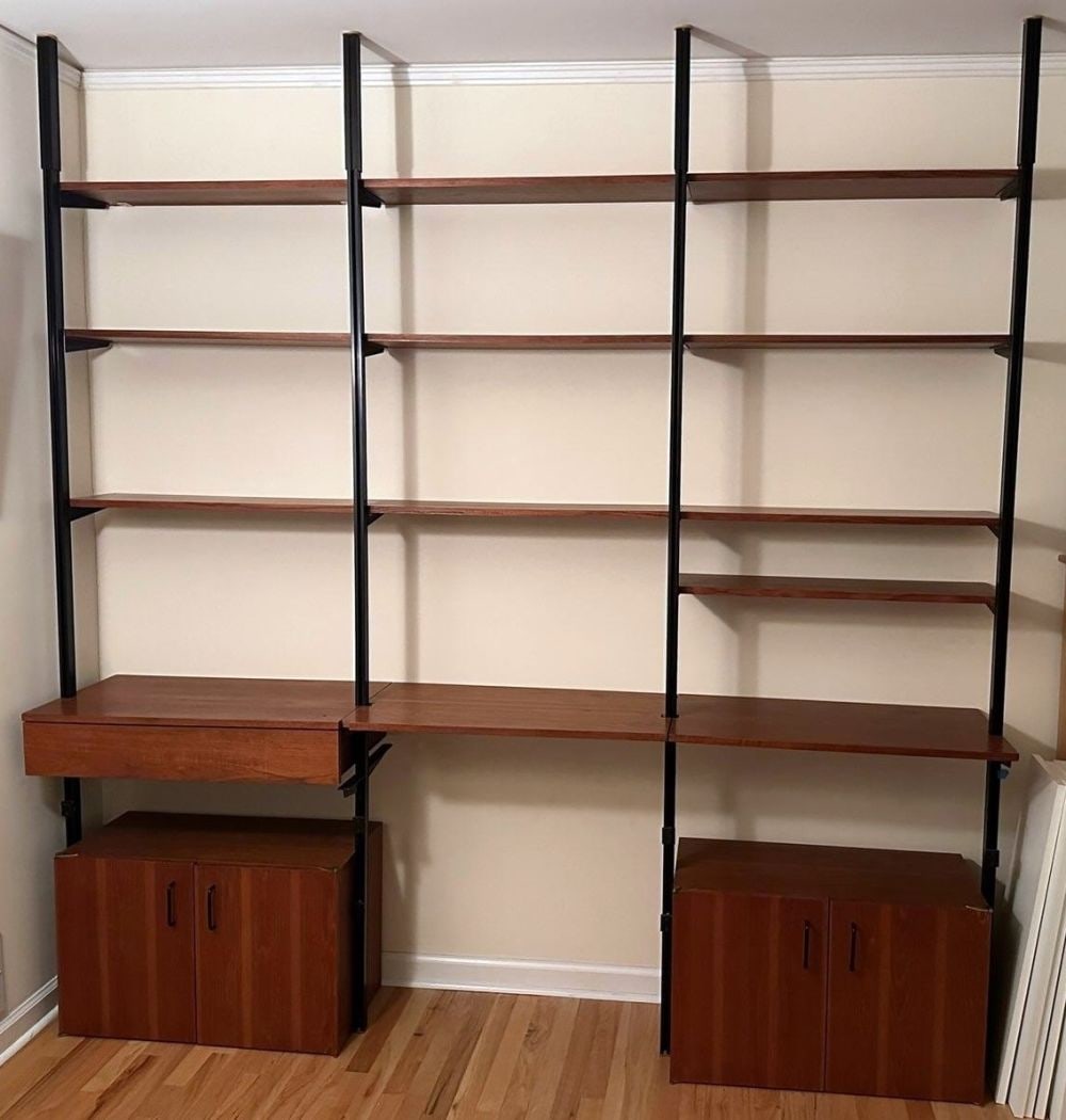 MID CENTURY MODERN DANISH WALL UNIT (1 of 2)