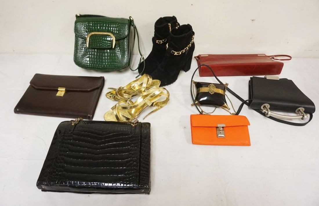 LOT OF VINTAGE PURSES, ETC (1 of 4)