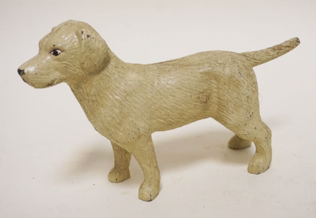 CAST IRON DOG STILL BANK (1 of 3)