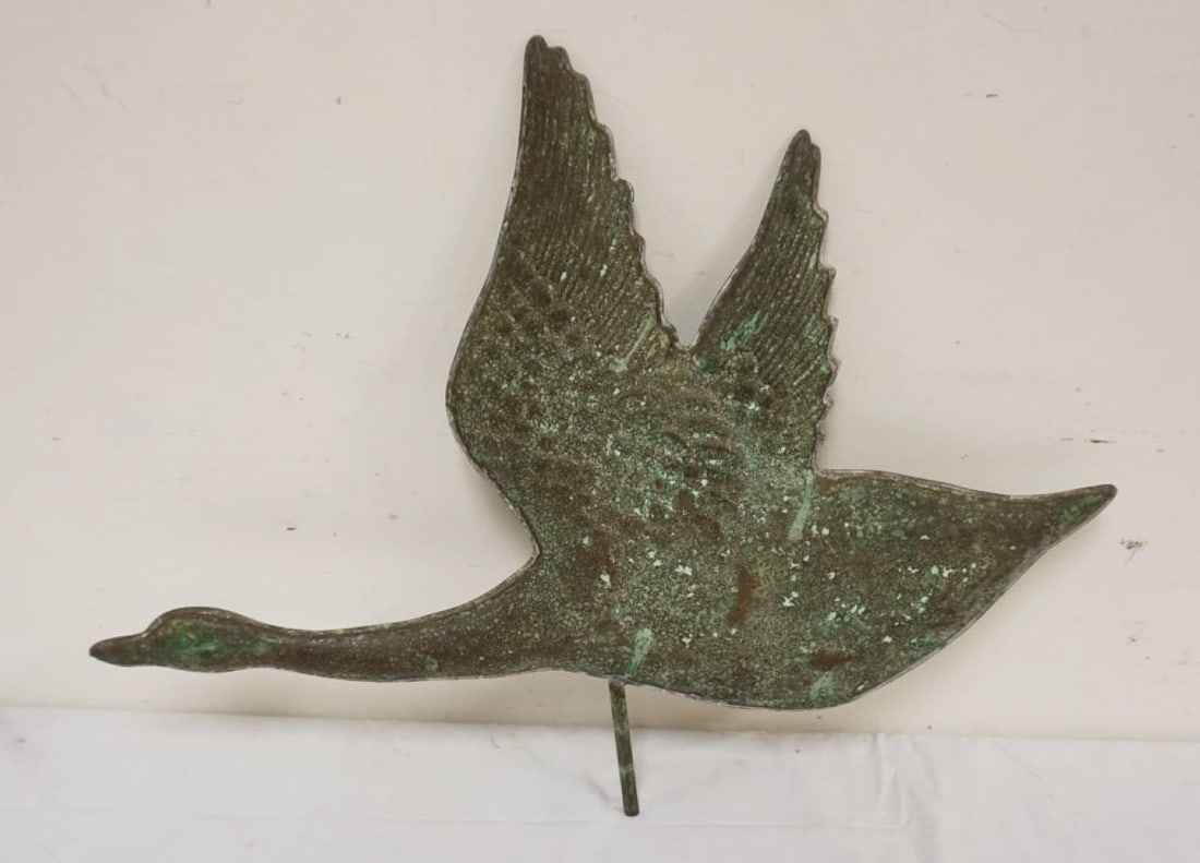 VINTAGE COPPER WEATHER VANE (1 of 2)