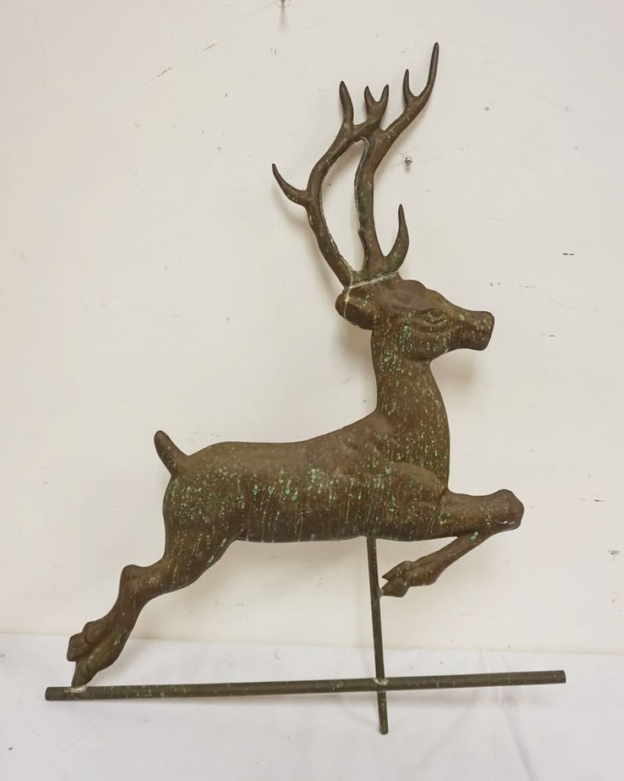 VINTAGE COPPER WEATHER VANE (1 of 2)