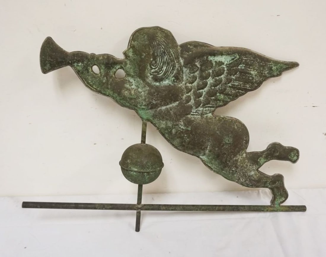 VINTAGE COPPER WEATHER VANE (1 of 3)