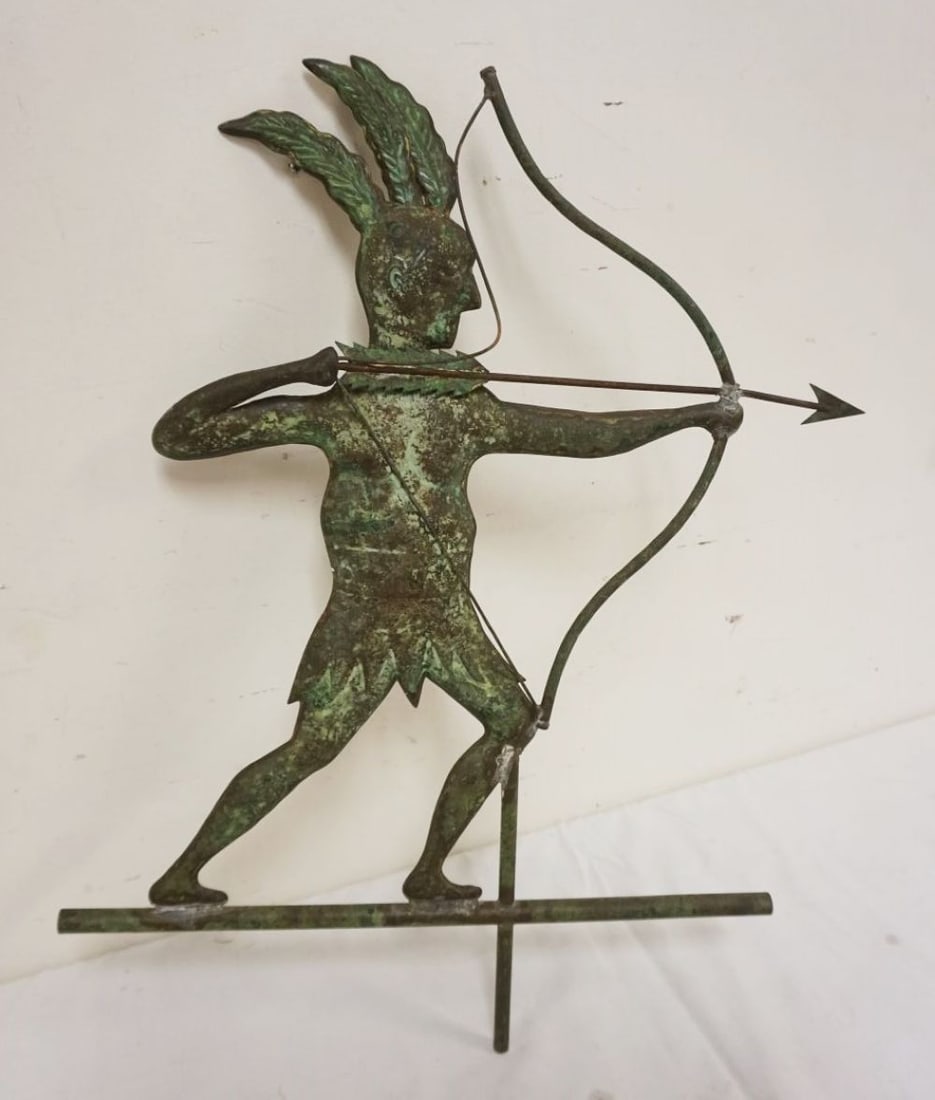 VINTAGE COPPER WEATHER VANE (1 of 2)