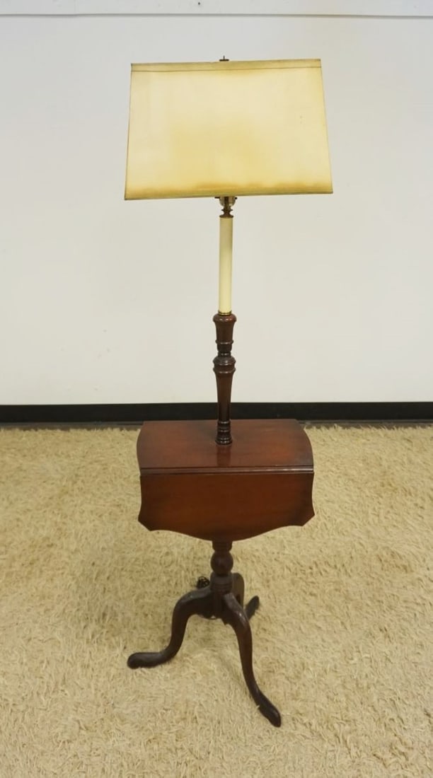 MAHOGANY LAMP TABLE (1 of 3)