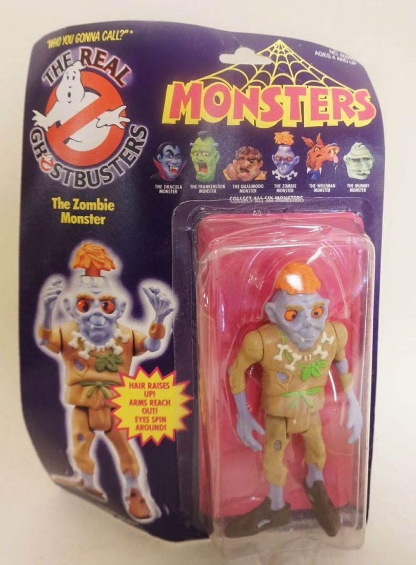 THE REAL GHOST BUSTERS: THE REAL GHOST BUSTERS *THE ZOMBIE MONSTER*, NEW OLD STOCK, KENNER 1986