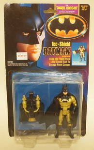 KENNER THE DARK KNIGHT COLLECTION: KENNER THE DARK KNIGHT COLLECTION 1990, NEW OLD STOCK TEC-SHIELD BATMAN