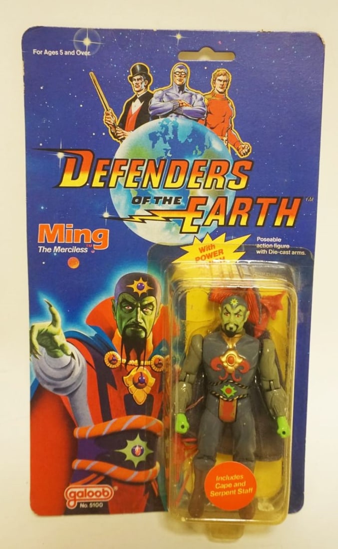 DEFENDERS OF THE EARTH GALOOB: DEFENDERS OF THE EARTH GALOOB 1985, NEW OLD STOCK, SEALED *MING*