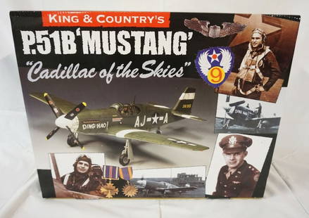 KING & COUNTRY WWII: KING & COUNTRY WWII P 51B MUSTANG AF011