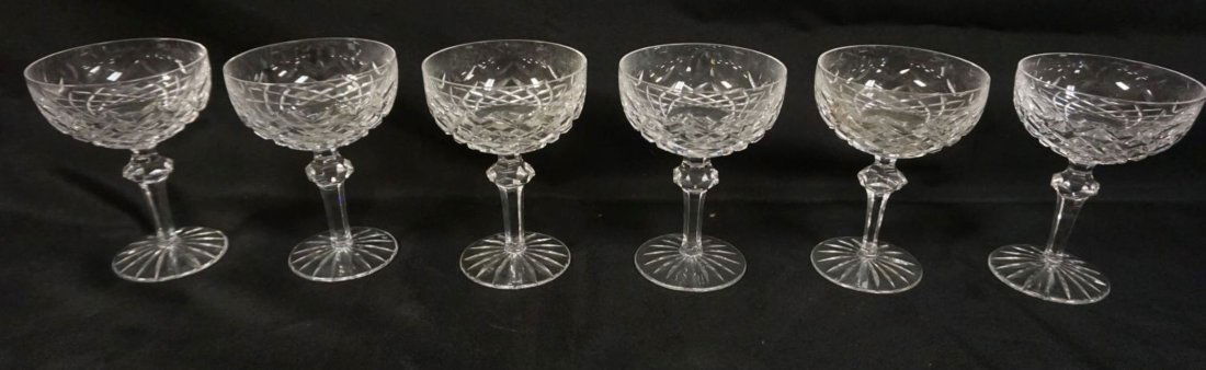 WATERFORD CRYSTAL SET OF 6 CHAMPAGNES (1 of 3)