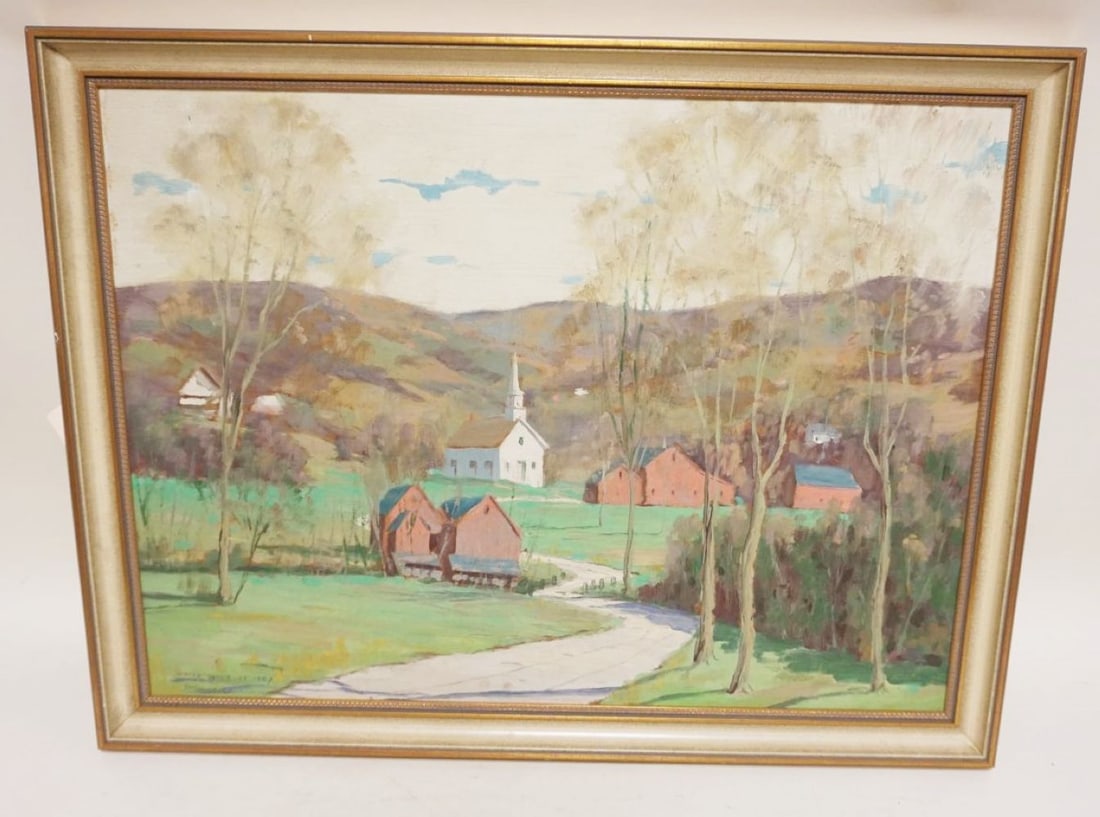 OIL PAINTING ON BOARD (1 of 5)