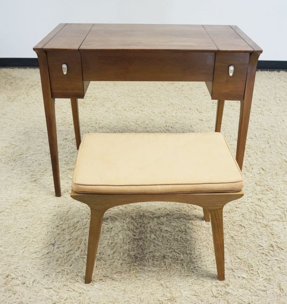 PROFILE BY DREXEL MCM VANITY AND STOOL (1 of 4)