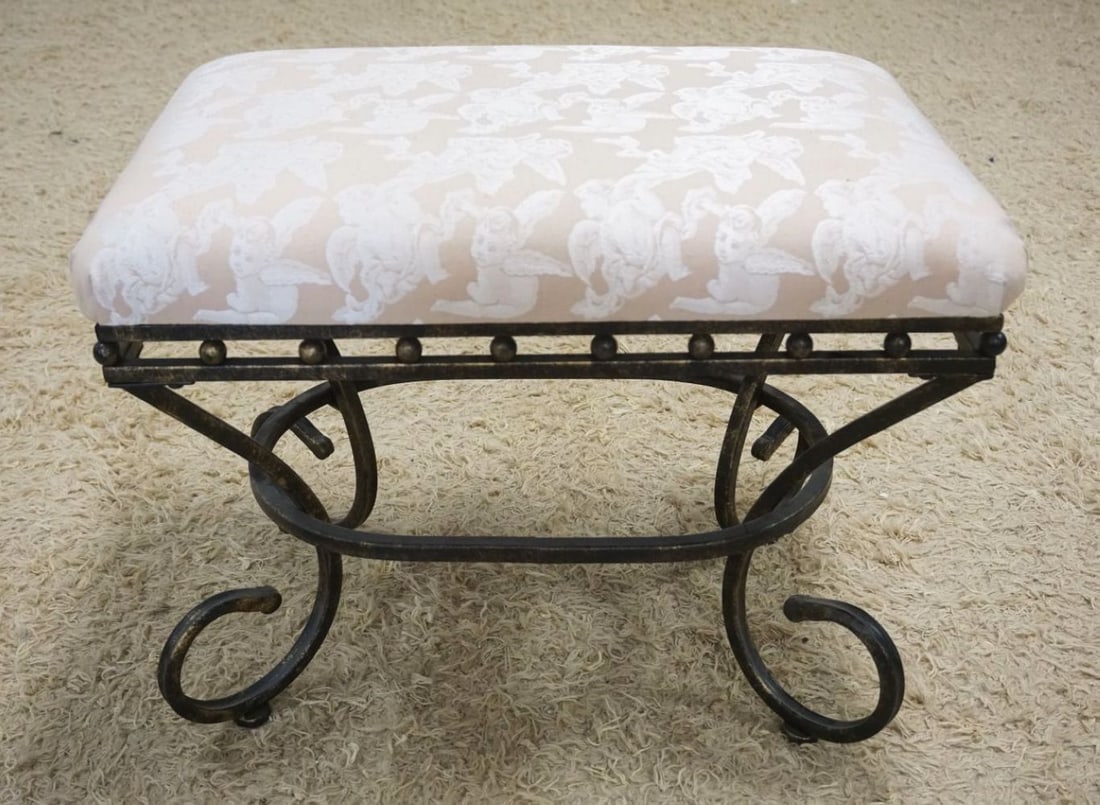 UPHOLSTERED STOOL (1 of 3)