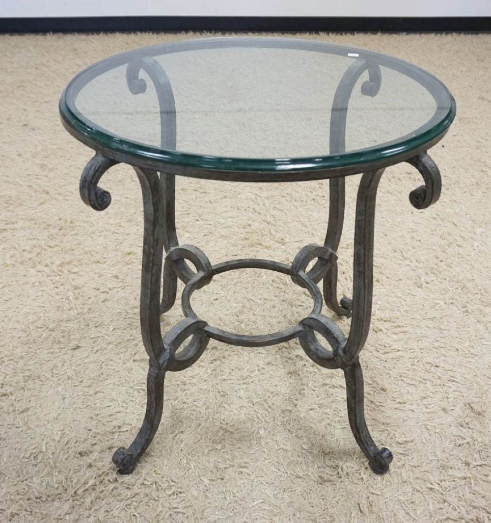 GLASS TOP TABLE (1 of 2)