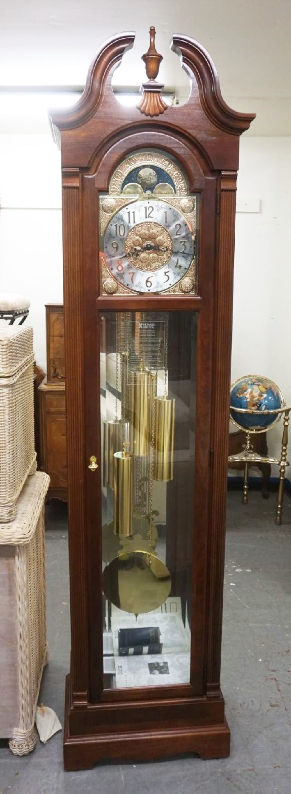 HOWARD MILLER TALL CASE CLOCK (1 of 3)