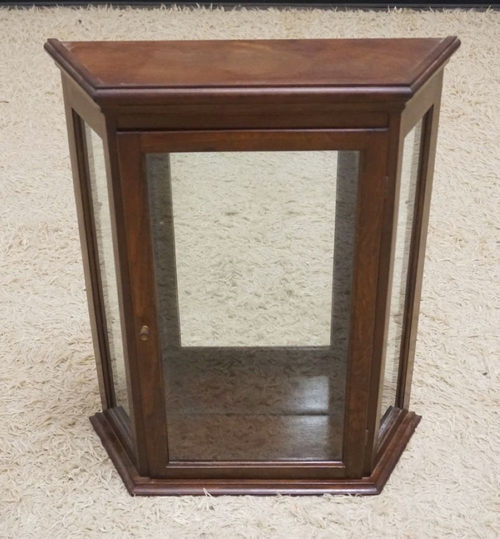 CHERRY HANGING DISPLAY CABINET (1 of 2)