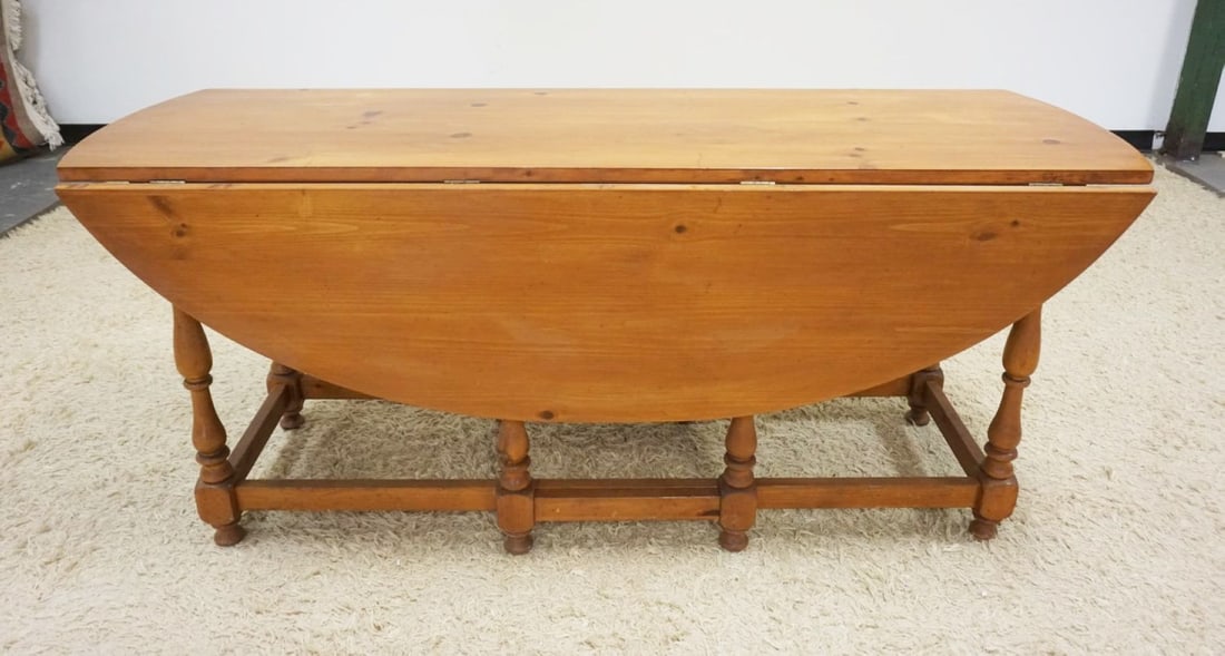 LANE PINE HARVEST STYLE DROP LEAF TABLE (1 of 3)