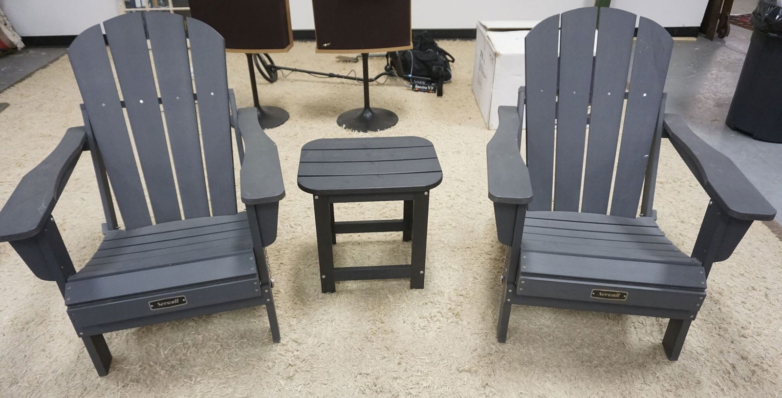 SERWALL FOLDING DECK CHAIR AND TABLE (1 of 3)