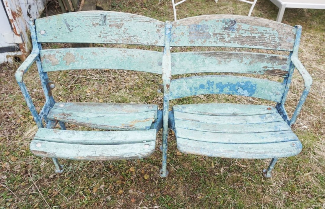 ANTIQUE STADIUM SEAT (1 of 3)