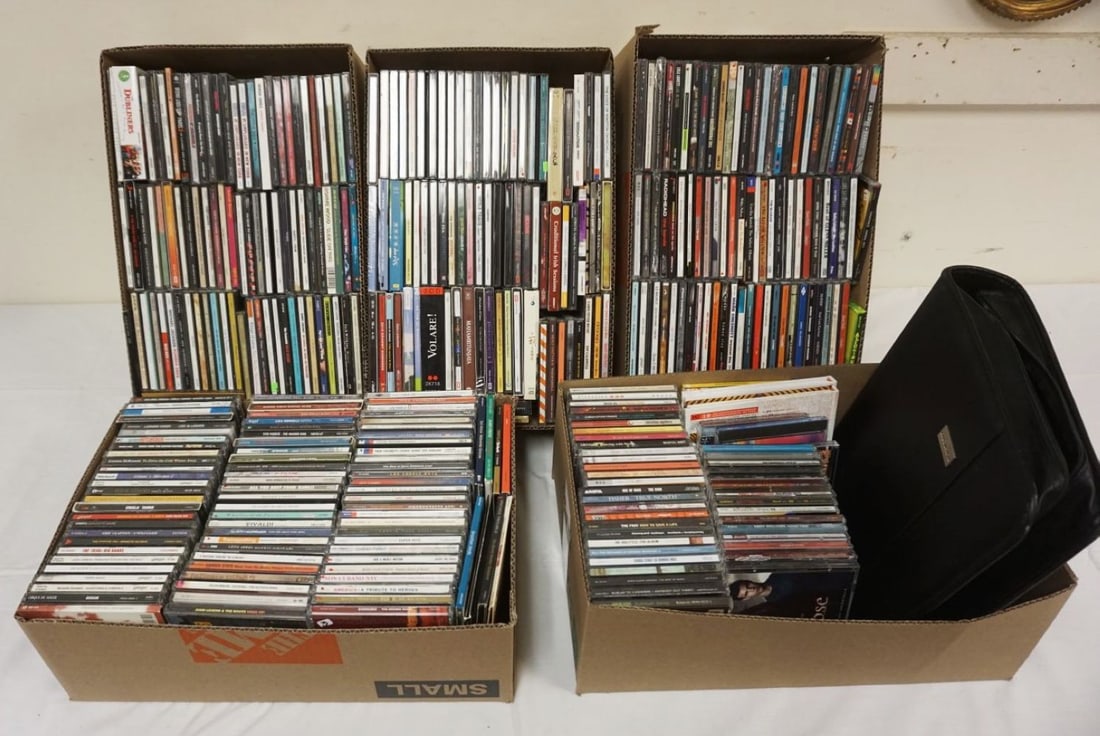 5 BOXES OF CD'S MUSIC: 5 BOXES OF CD'S MUSIC