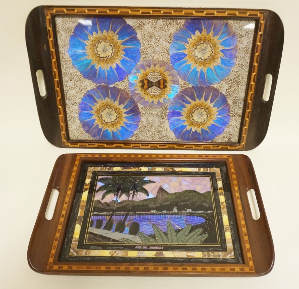 INLAID SERVING TRAYS (1 of 4)