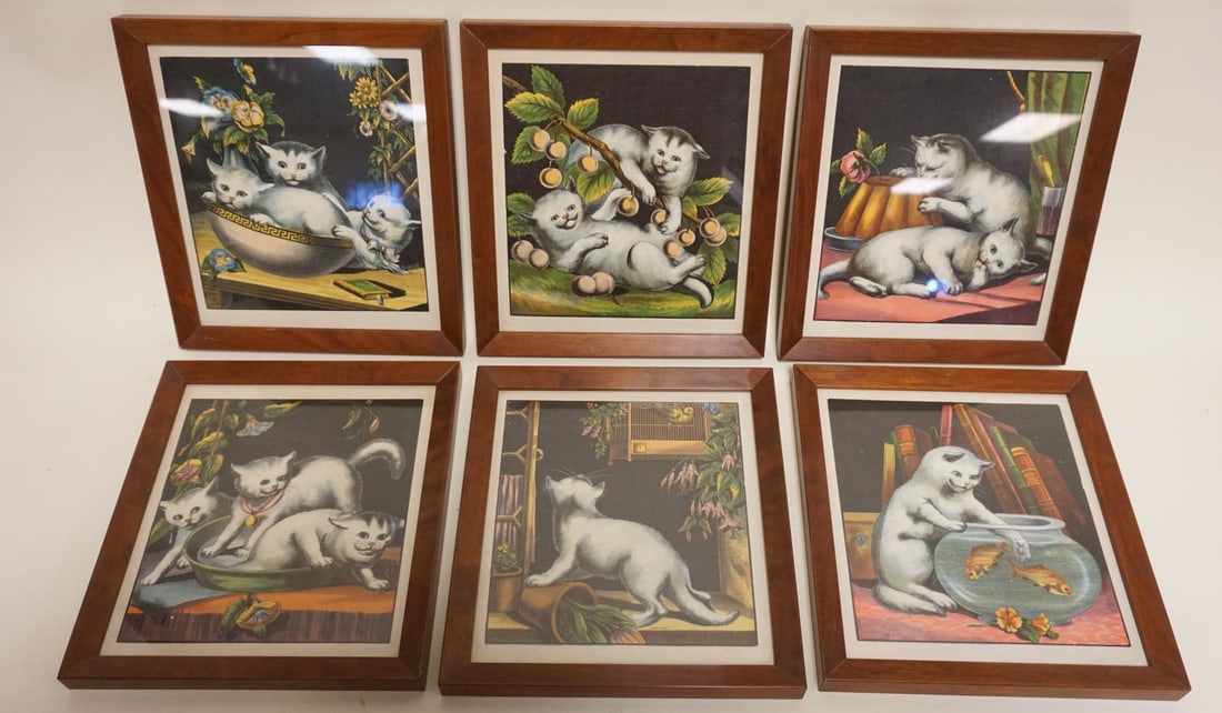 ANTIQUE COLORED LITHOGRAPHS (1 of 4)